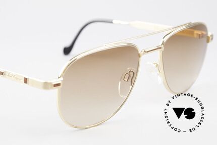 S.T. Dupont D081 23kt Gold Plated Frame Aviator, NO RETRO sunglasses, but a precious 1990's ORIGINAL, Made for Men