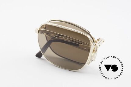 Christian Dior 2288 Monsieur Folding Sunglasses, brown sun lenses could be replaced with prescriptions, Made for Men Christian Dior 2288 Monsieur Folding Sunglasses, brown sun lenses could be replaced with prescriptions, Made for Men