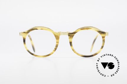 Persol Ivy Gold Plated Panto Glasses, perfect fit and comfort thanks to spring hinges, Made for Men and Women