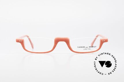 Alain Mikli 6071 / 2081 Vintage Reading Eyeglasses, terrific frame pattern: slightly translucent & RED!, Made for Women