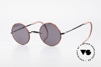 Giorgio Armani 103 Round 80's Sports Sunglasses, rare vintage sunglasses by famous Giorgio Armani, Made for Men and Women