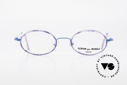 Alain Mikli 6719 / 2403 Designer Ladies Vintage Frame, fantastic color combination of blue & 'purple marbled', Made for Women