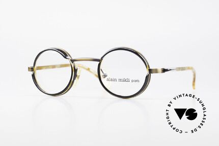 Alain Mikli 2150 / 38025 Round Vintage Designer Frame, delightful vintage designer eyeglasses by Alain Mikli, Made for Men and Women