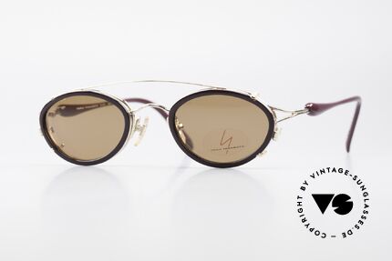 Yohji Yamamoto 51-7210 Clip-On 90's No Retro Frame, vintage 1990's sunglasses by Yohji Yamamoto, Japan, Made for Men and Women
