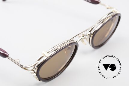 Yohji Yamamoto 51-7210 Clip-On 90's No Retro Frame, NO retro specs, but a 25 years old Yamamoto original, Made for Men and Women