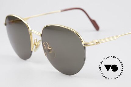 Cartier Colisee Round Luxury Sunglasses, 22ct gold-plated (like all vintage CARTIER frames!), Made for Men and Women