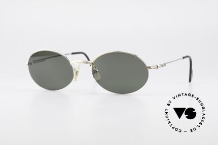 Cartier Manhattan Oval Luxury Platinum Frame, oval CARTIER vintage sunglasses in size 51/20, 135, Made for Men and Women