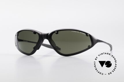 Porsche P0120 Rare 90's Sports Sunglasses, old 1990's PORSCHE Design P0120 sunglasses, Made for Men