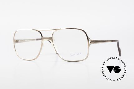Metzler 0772 80's Old School XXL Frame, original METZLER eyeglasses from the early 1980's, Made for Men