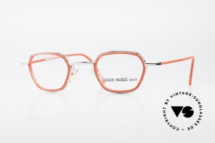 Alain Mikli 1642 / 1006 Vintage Eyeglasses Mikli Red Details