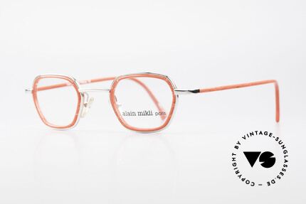 Alain Mikli 1642 / 1006 Vintage Eyeglasses Mikli Red, an extraordinary model for ladies (truly UNIQUE!), Made for Women