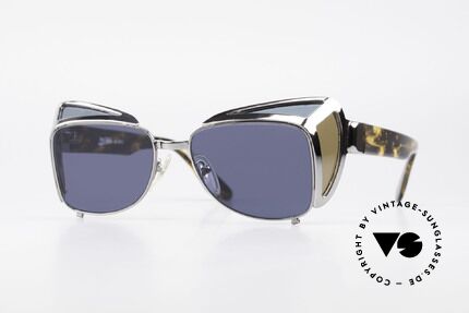 Jean Paul Gaultier 56-9272 Rare Steampunk Sunglasses, eccentric vintage Jean Paul Gaultier sunglasses, Made for Men