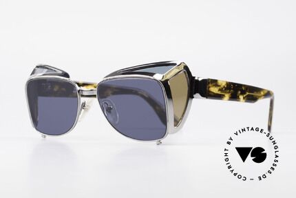 Jean Paul Gaultier 56-9272 Rare Steampunk Sunglasses, often called as "steampunk sunglasses", today, Made for Men