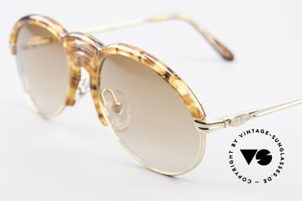 Bugatti 15287 Amber Optic Sunglasses 80's, high-end quality & 1st class comfort (spring temples), Made for Men