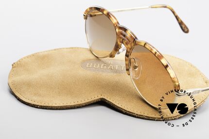 Bugatti 15287 Amber Optic Sunglasses 80's, NO retro sunglasses; a 35 years old original, size 52mm, Made for Men