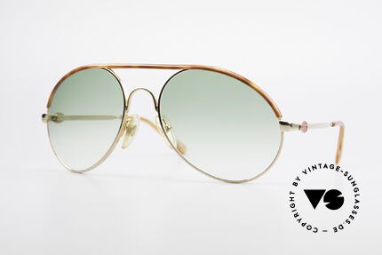 Bugatti 65986 Men's 80's XL Sunglasses, classic Bugatti sunglasses from app. 1985/86, Made for Men