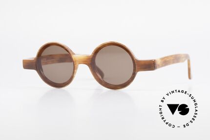 Alain Mikli 0150 / 246 80's Round Designer Shades, small round vintage Alain MIKLI designer shades, Made for Women