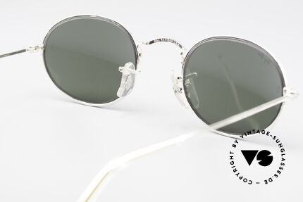 Ray Ban Classic Style I Old Oval B&L USA Sunglasses, original B&L name: W2104, silver, G-15, 49mm, Made for Men and Women