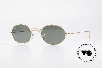 Sonnenbrille rund Gläser Oberkante Metall Flat Top Vintage John Lennon 400UV get 