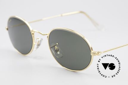 Ray Ban Classic Style I Old B&L USA Sunglasses Oval, unworn (like all our vintage RAY-BAN eyewear), Made for Men and Women