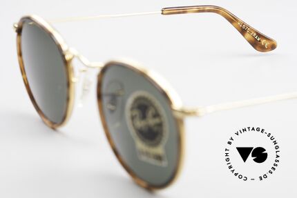 Ray Ban Round Metal 47 Small Round Shades Havana, NO RETRO EYEWEAR, but a rare old 1980's Original!, Made for Men and Women
