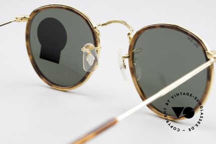 Ray Ban Round Metal 47 Small Round Shades Havana, Size: small, Made for Men and Women