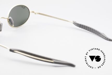 Ray Ban Orbs 6 Base Oval Oval B&L USA Sports Shades, unworn (like all our vintage Ray Ban USA sunglasses), Made for Men