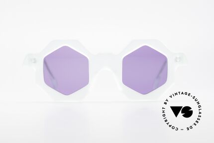 Alain Mikli 0157 / 932 Hexagonal Sunglasses 80's, hexagonal lens shape - just fancy & truly unique!, Made for Women
