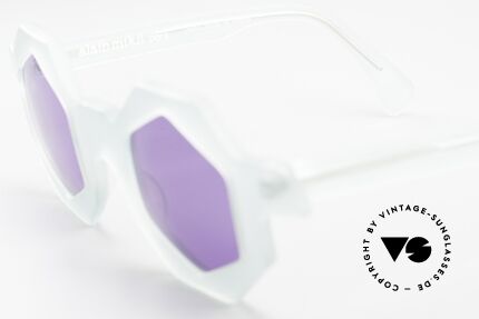 Alain Mikli 0157 / 932 Hexagonal Sunglasses 80's, top notch craftsmanship and real collector's item, Made for Women