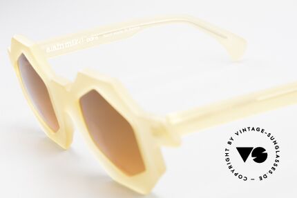 Alain Mikli 0157 / 940 Hexagonal Sunglasses 1989, top notch craftsmanship and real collector's item, Made for Women