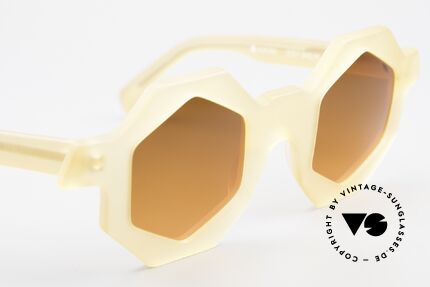 Alain Mikli 0157 / 940 Hexagonal Sunglasses 1989, never worn (like all our RARE vintage sunglasses), Made for Women