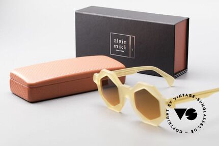 Alain Mikli 0157 / 940 Hexagonal Sunglasses 1989, Size: small, Made for Women