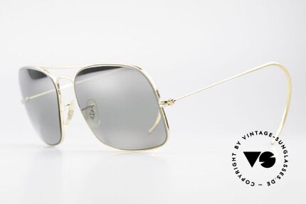 Ray Ban Winner 70's Sunglasses Ray-Ban USA, with silver mirrored Bausch&Lomb mineral lenses, Made for Men
