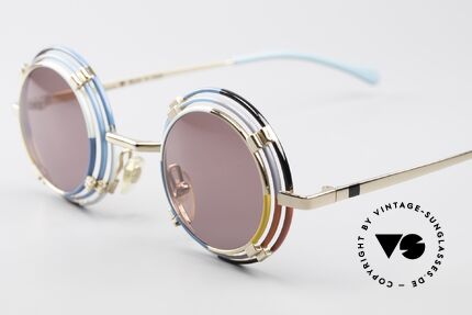 Casanova MTC 1 Rare Round Art Sunglasses, NOS - unworn (like all our artful VINTAGE sunglasses), Made for Men and Women
