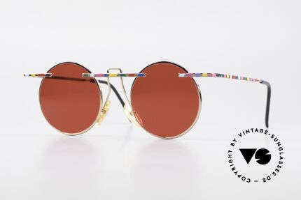 Taxi 222 by Casanova 80's Art Sunglasses 3D Red, lively Taxi by Casanova sunglasses from around 1985, Made for Men and Women