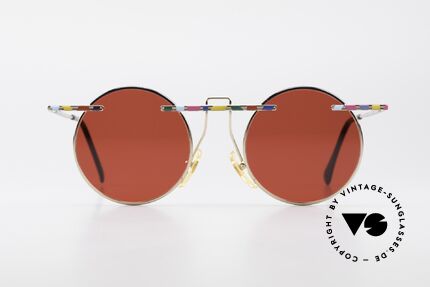 Taxi 222 by Casanova 80's Art Sunglasses 3D Red, colorful design & peppy frame construction; unique!, Made for Men and Women