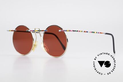 Taxi 222 by Casanova 80's Art Sunglasses 3D Red, represents the exuberance of the Venetian carnival, Made for Men and Women