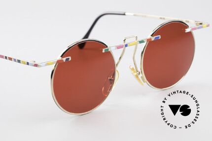 Taxi 222 by Casanova 80's Art Sunglasses 3D Red, the '3D red' fun sun lenses can be replaced optionally, Made for Men and Women