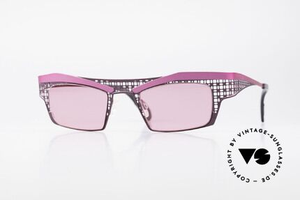 Theo Belgium Eye-Witness TA Avant-Garde Sunglasses Pink Details