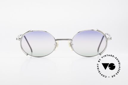 Yohji Yamamoto 52-4107 Oval Designer Sunglasses 90's, costly (monolithic) frame construction; You must feel it!, Made for Men and Women