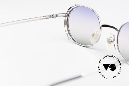 Yohji Yamamoto 52-4107 Oval Designer Sunglasses 90's, ear tips has been replaced (Thus, no YY imprints visible!), Made for Men and Women
