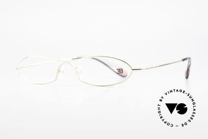 Bugatti 341 Odotype Vintage Men's Designer Frame, ergonomic metal frame with spring hinges, Made for Men