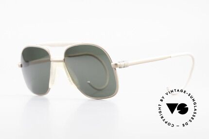 Zeiss 7037 Old School 80's Sunglasses, flexible sports temples for best fitting performance, Made for Men