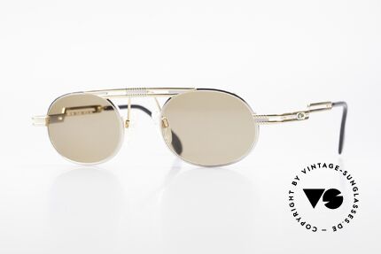Cazal 762 Oval Vintage 90's Sunglasses, oval vintage sunglasses by Cazal from approx. 1997, Made for Men