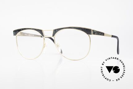 Cazal 741 Panto Style 90's Eyeglasses Details
