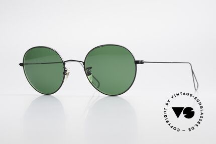 Cutler And Gross 0306 Vintage Panto 90's Sunglasses, CUTLER and GROSS designer shades from the late 90's, Made for Men and Women