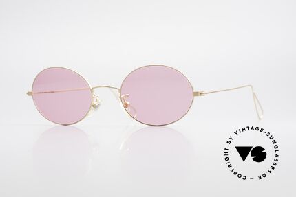 Cutler And Gross 0305 Oval Vintage 90's Sunglasses Details
