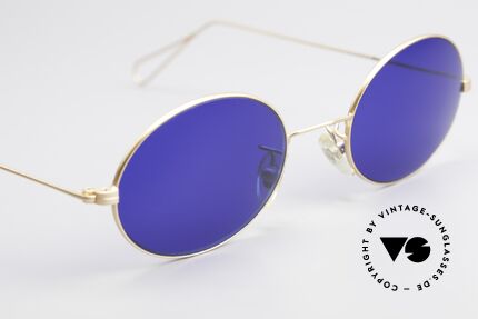 Cutler And Gross 0305 Vintage 90's Sunglasses Oval, NO RETRO fashion, but a unique 20 years old Original!, Made for Men and Women