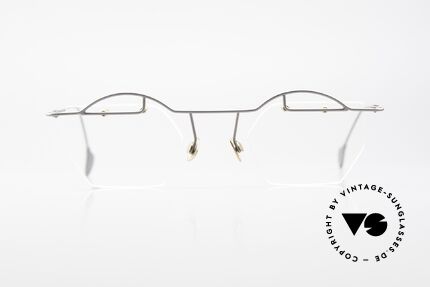 Paul Chiol 12 Rimless Art Glasses Vintage, a synonym for sophisticated rimless spectacles, Made for Men and Women