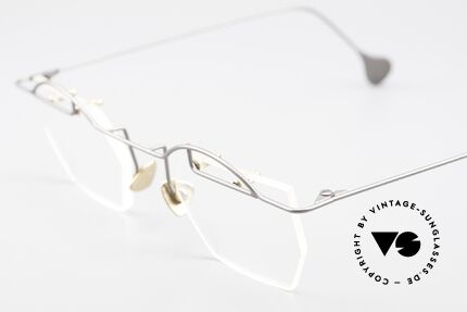 Paul Chiol 12 Rimless Art Glasses Vintage, an unworn masterpiece with original DEMO lenses, Made for Men and Women